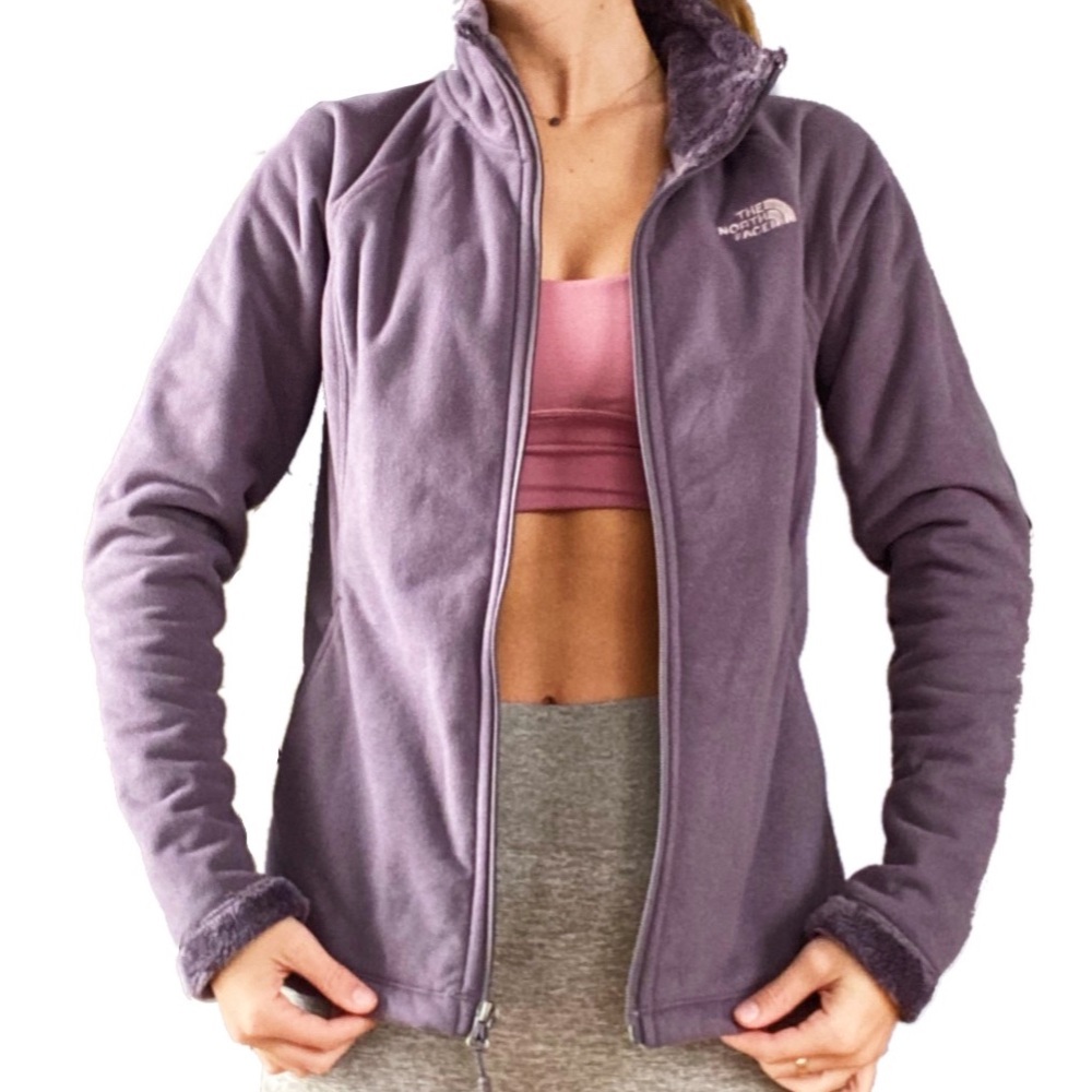 brand new! The North Face fleece in grayish purple